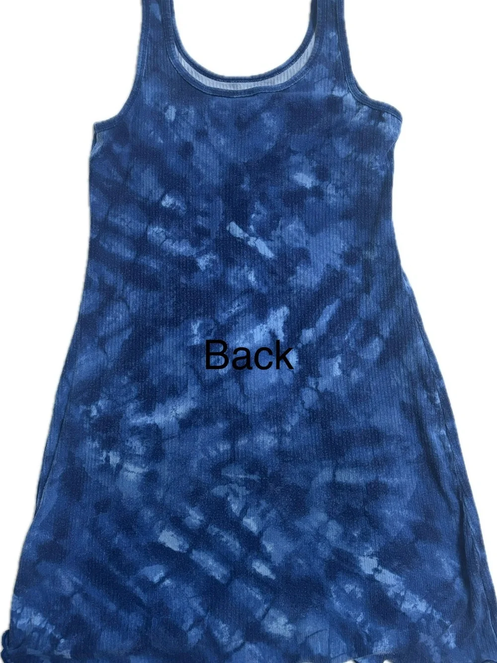 abercrombie kids Blue Tie-Dye Ribbed Tank Dress or Swim Cover Up